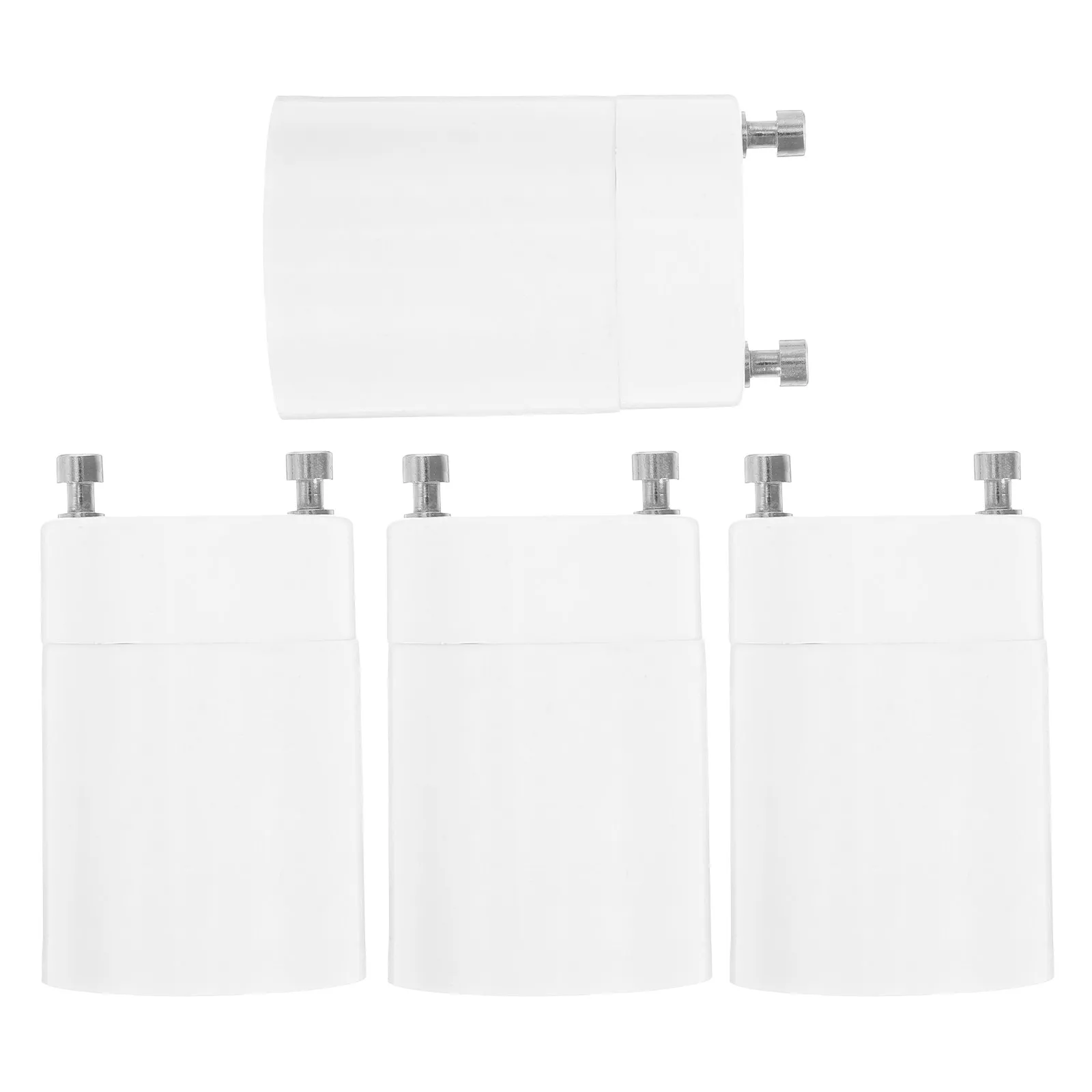 

4Pcs Gu24 to E27 Light Socket Adapter Converter for LED Bulbs Lamp Holder Fitting Screw-in Base Change Lighting Fixture Upgrade