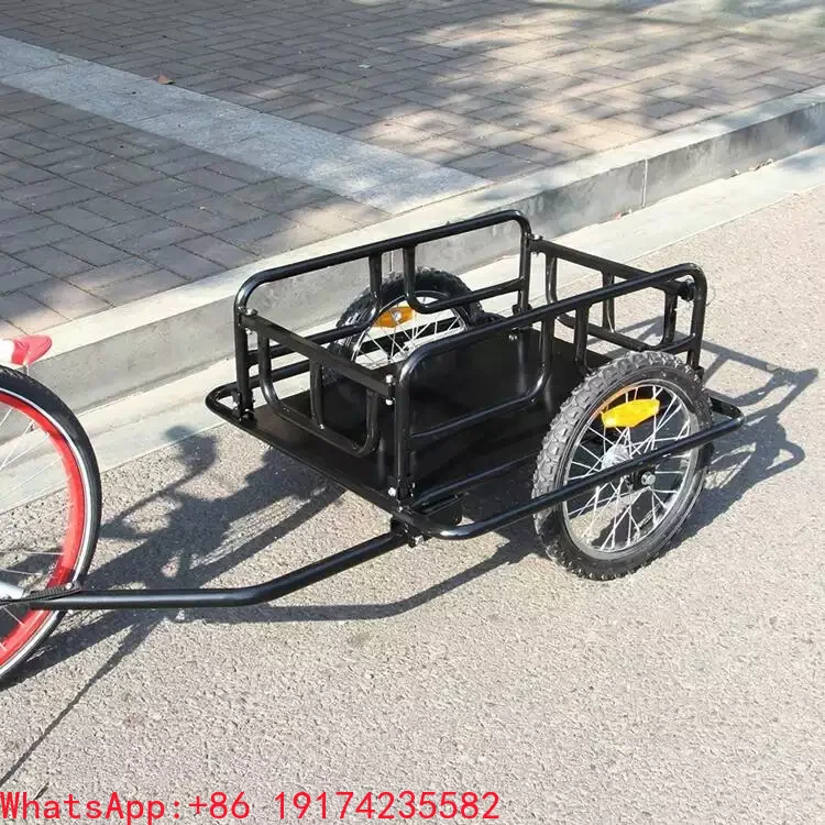 

50kg Heavy-Duty Bicycle Cargo Trailer Cart Wagon Durable Stainless Steel Roller for Industrial Machinery Tools Condition New
