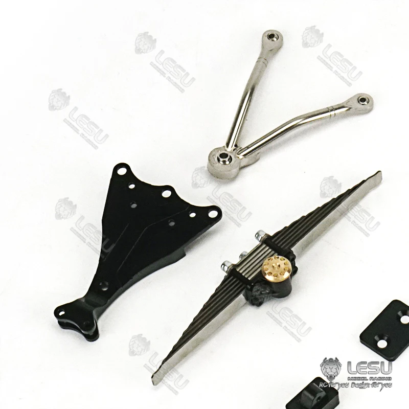 Raised 9Mm Metal Rear Suspension for 1/14 LESU RC A0009 3-Way Hydraulic Dumper Truck Remote Control Toys Cars Th16482-Smt3