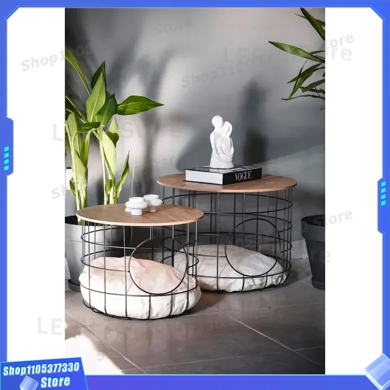 Modern Black Wire Storage Organizer Set for Bedroom and Living Room Stackable Cabinet Table Home Furniture Decor Solution