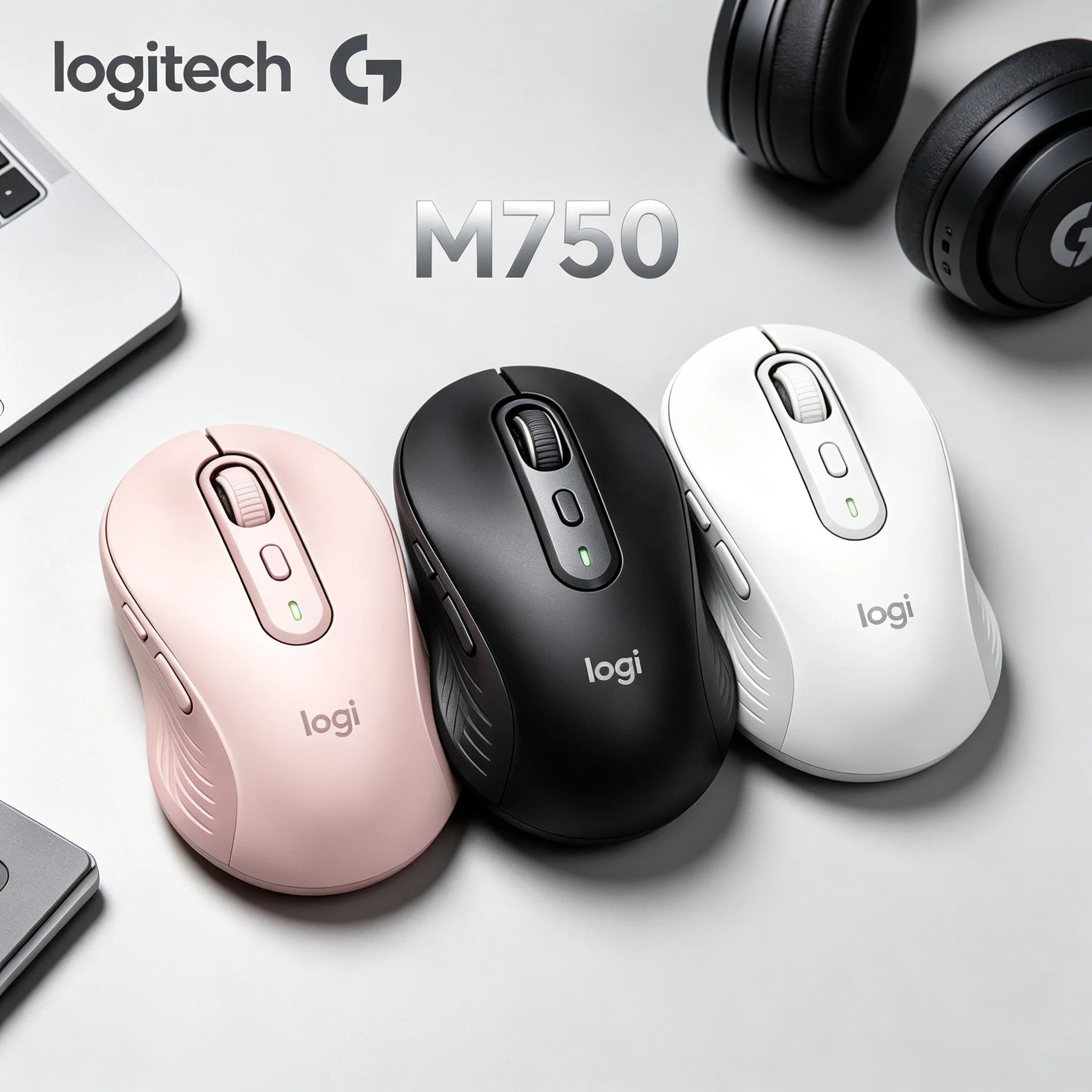 Pc Gaming Logitech - Logitech M750 Wireless Mice Anti‑drop Stable