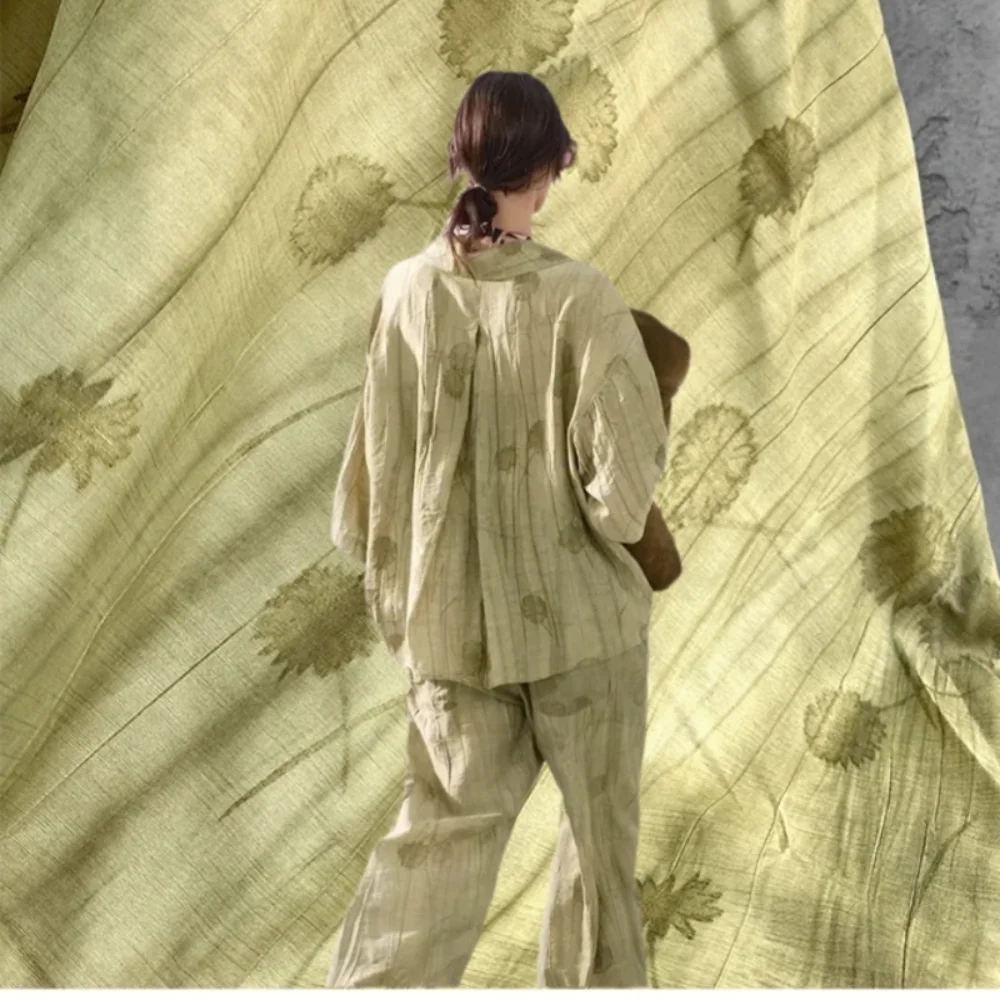 

Jacquard Fabric Shirt Hanfu Pants Clothing Designer Fashion Nylon Diy Sewing Fabrics Cloth for By The Meter