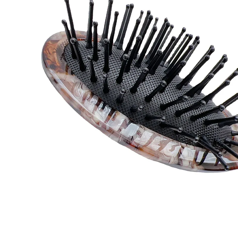 Massage Air Cushion Comb Marble Grain Anti-static Multicolor Optional Airbag Hair Comb for Home Use