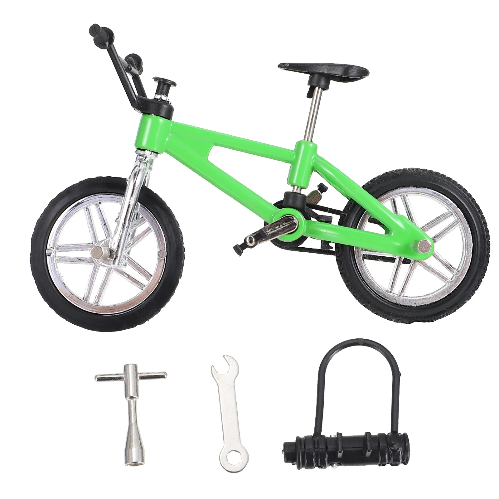 1 set 1 Set Alloy Bike Finger For Kids Birthday Gift Desktop Simulation Bike Play Finger Bicycles