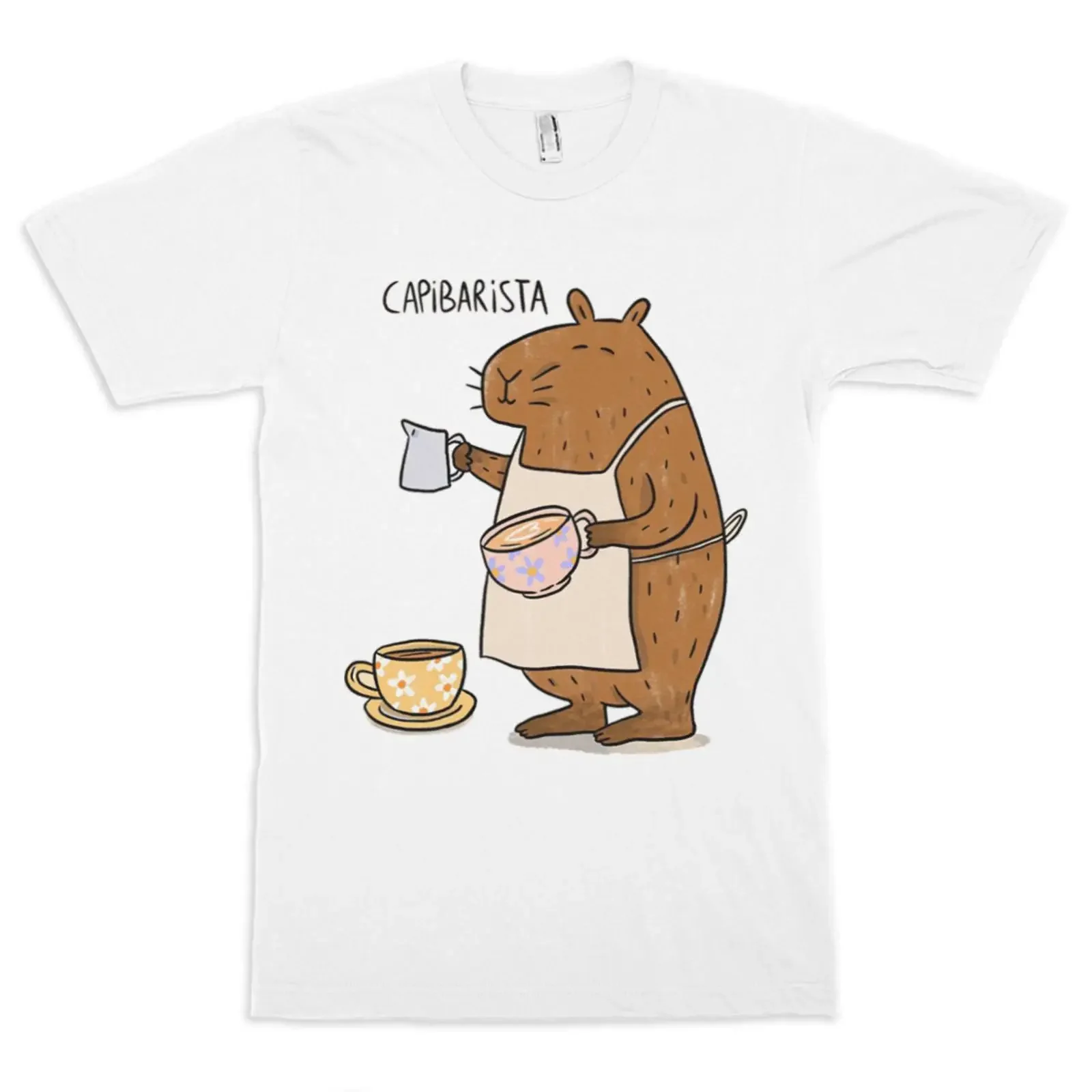 Capibarista Funny T Shirt Capybara Men amp 39 s and Women Sizes KPB 697033 vintage Washed Versatile Comfortable