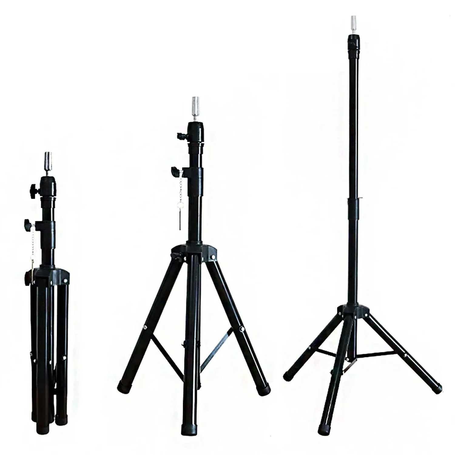 

1PC Model Head Wig Stand Adjustable Heavy Duty Wig Stand Tripod For Cosmetology Hairdressing Training Head Stand for wig making
