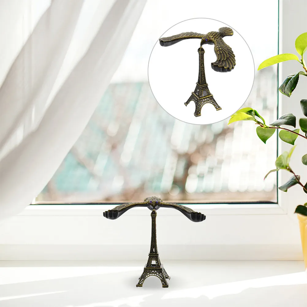 Balance Bird Eiffel Tower Alloy Sculpture Tabletop Decor Versatile Fingertip Balancing Desk Ornament Office Home Decor
