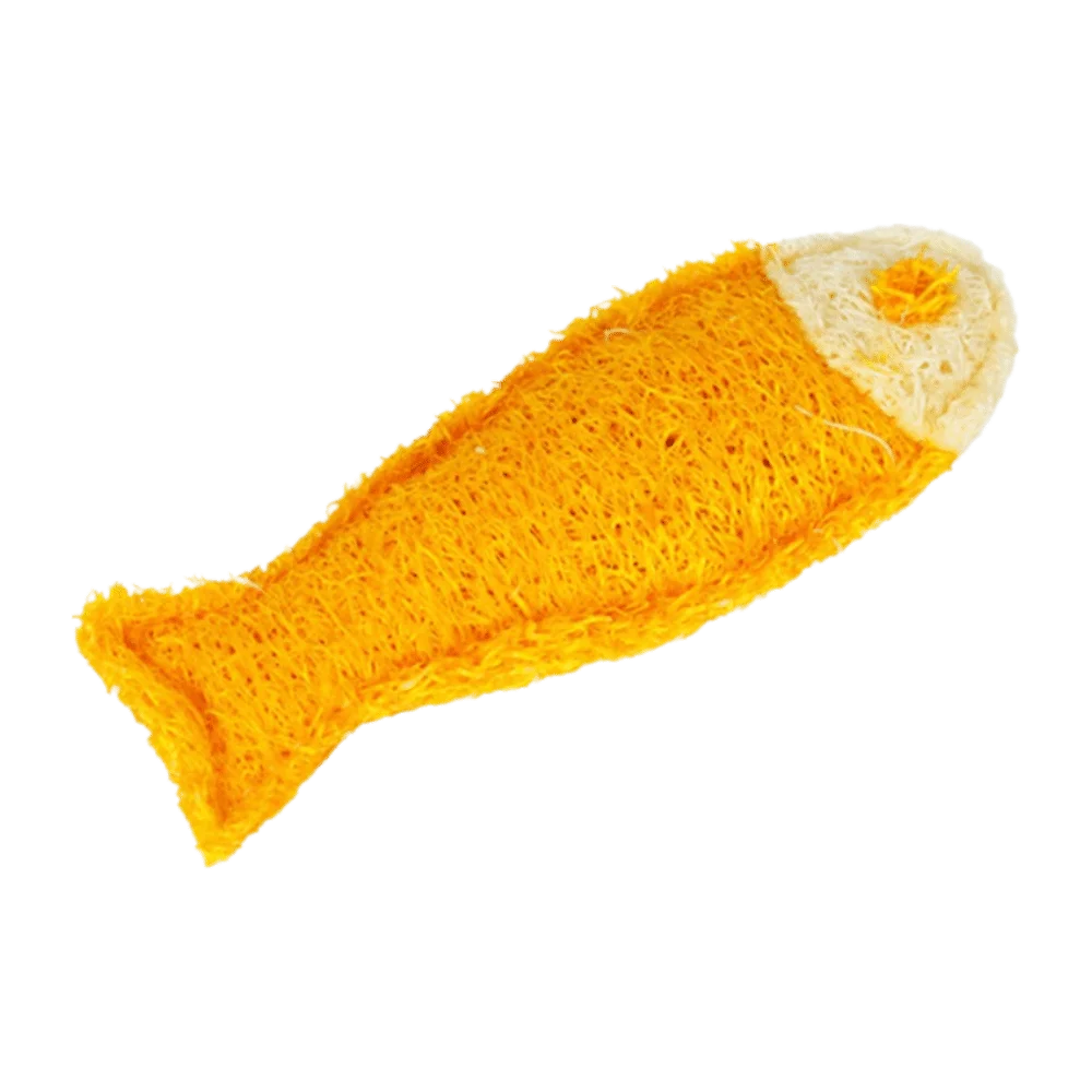 Dental Care Natural Loofah Cat Chew Toys Teething Comfort Healthy Interactive Kitten Toys Enrichment Loofa Dental Cat Toys