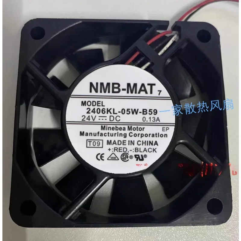 New CPU Cooler Fan for NMB-MAT 2406KL-05W-B59 24V 0.13A numerical control machine tool Fanuc Cooling Fan