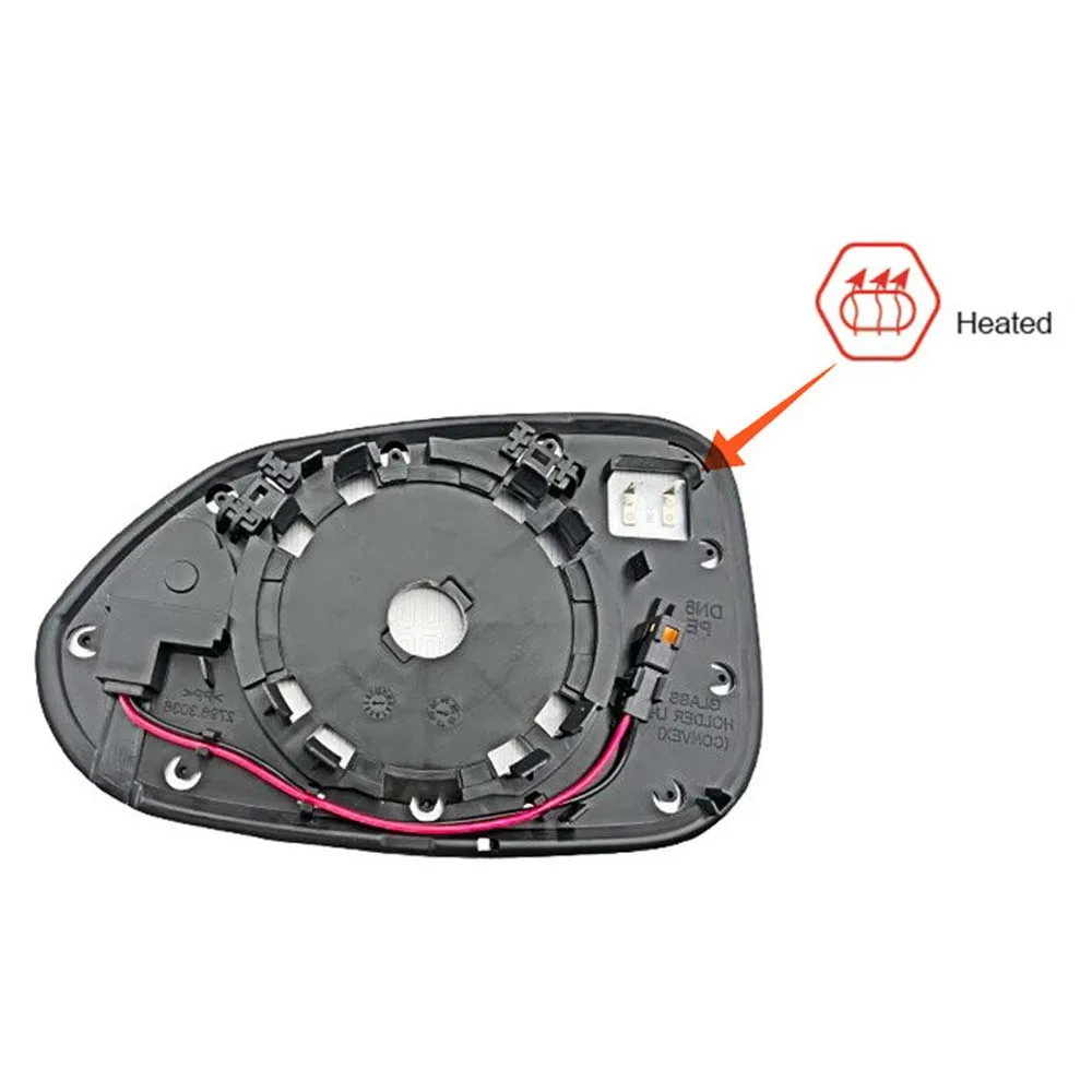 عدسة مرآة الرؤية الخلفية الساخنة بزاوية واسعة للسيارة Hyundai SONATA 2020 2021 2022 2023 ملحقات السيارات استبدال مع زجاج المساعدة