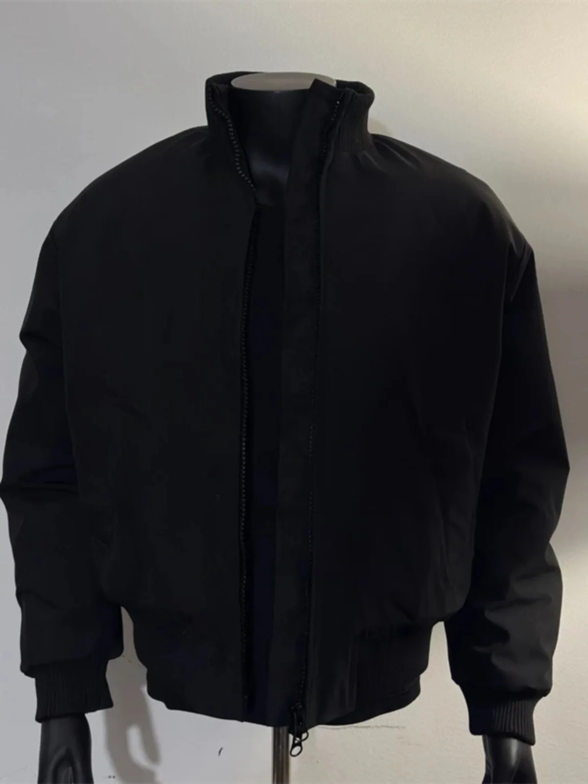 

Американский бомбер-куртка из хлопка, рабочая одежда, мужская зимняя куртка с воротником-стойкой, из хлопка и полиэфирного волокна, устойчивого к истиранию