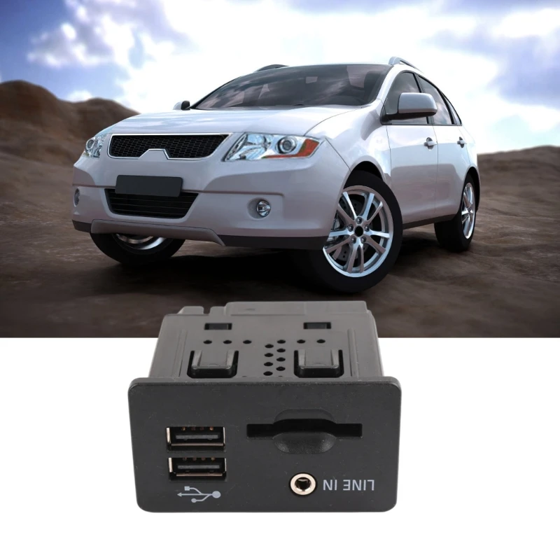 easy installs Sound interfaces with Card Reader Essential Upgrades Music Enthusiast USB Port Vehicle Spare for F150