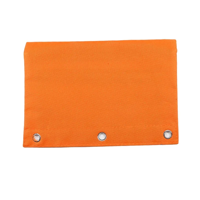 Double Zipper Pencil Pouch Case B5 Binder Zipper File Storage Oxford Cloth Stationery Storage Bag File Pocket Waterproof Pen Bag