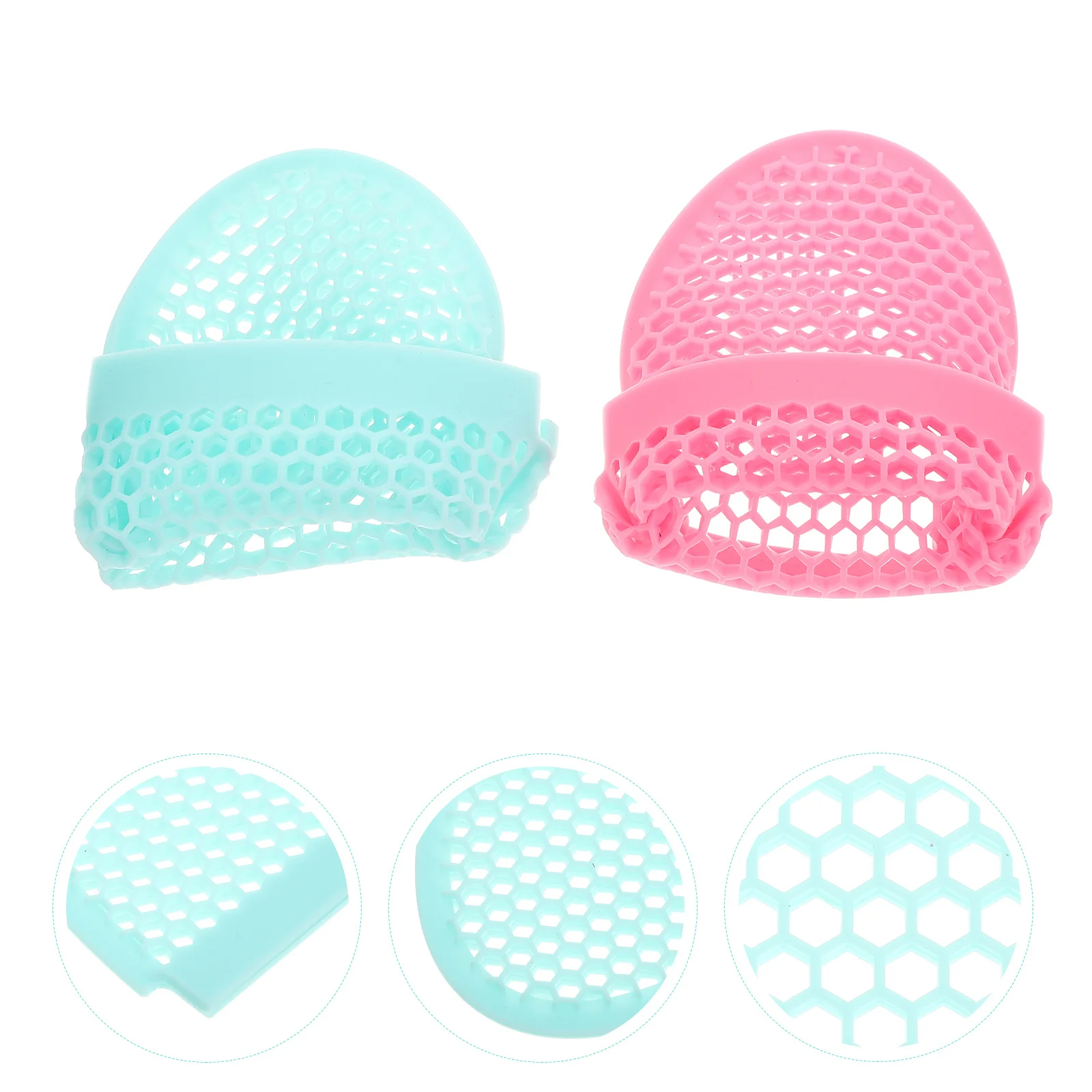 2 Stuks Dubbelzijdig Gezichtsreinigingsborstel Siliconen Handleiding Gezichtsreiniger Voor Diepe Exfoliërende Wassen Vrouwen Huidverzorging Tool Gezicht