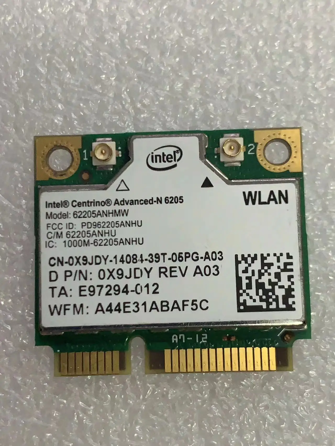 Intel WiFi Card 6205AN 62205ANHMW 300Mbps Dual Band 2.4G 5G   for Thinkpad x220 x230 L420 L520