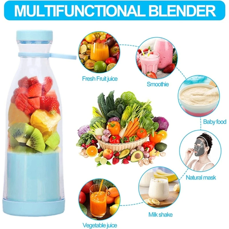 Portable Wireless Juicer Squeezer Appliance Fruit Orange Juicer Chargable Mixer Machine Squeezer Citrus