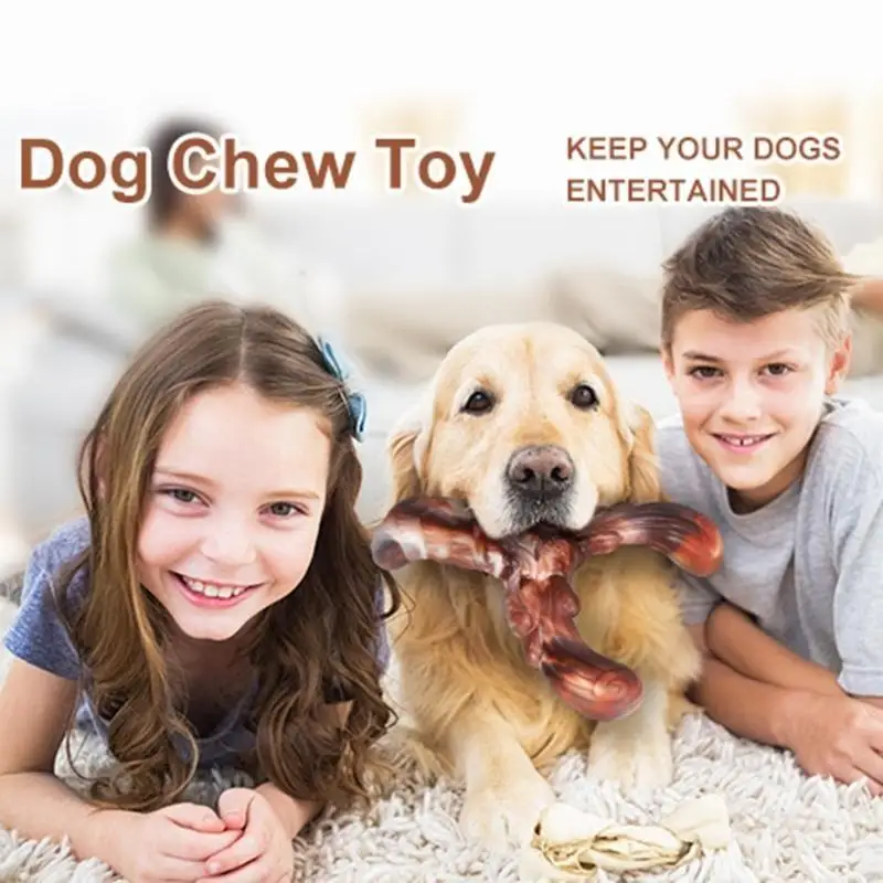 

X4YE Teeth Clean Training Toy Nylons Beef Flavor Dog Teething Toy Small Dog Toy for Puppies to Adults