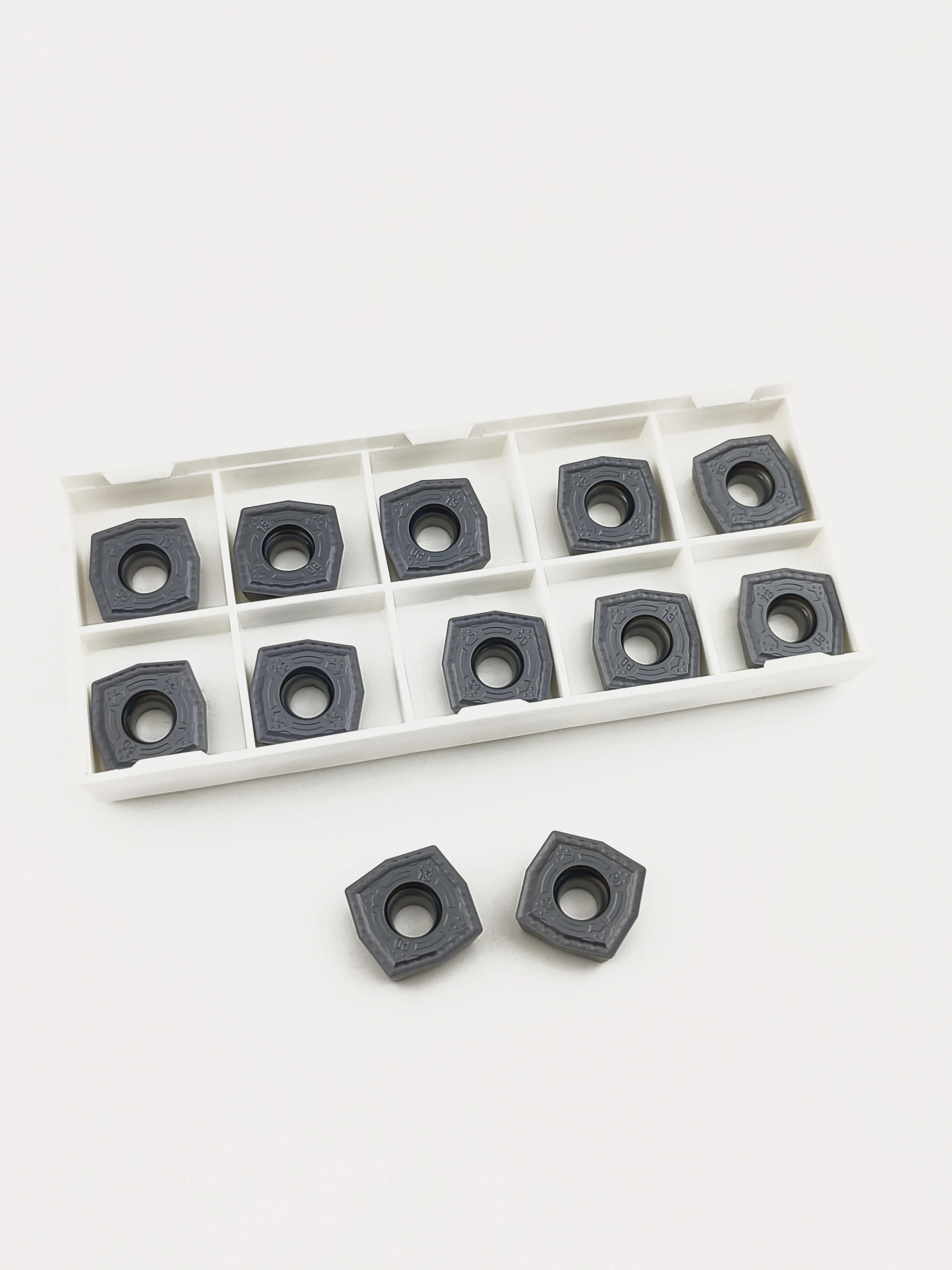 

10pcs XOMT130406-PD machine deep hole drilling cutter cnc