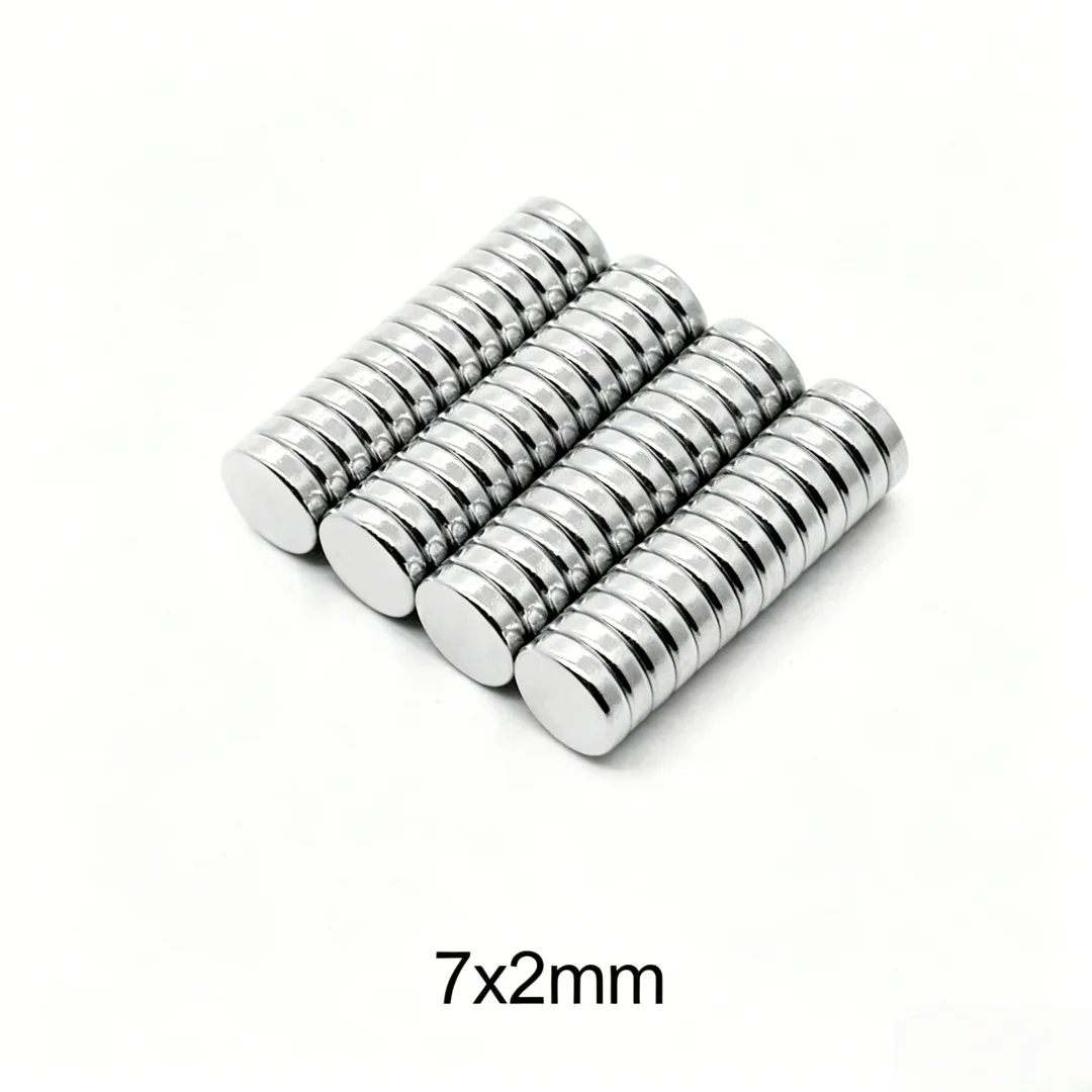 7x2 mm Powerful Magnets 7mmx2mm Small Round Magnet 7x2mm For Home Refrigerators, Offices DIY 7*2 mm