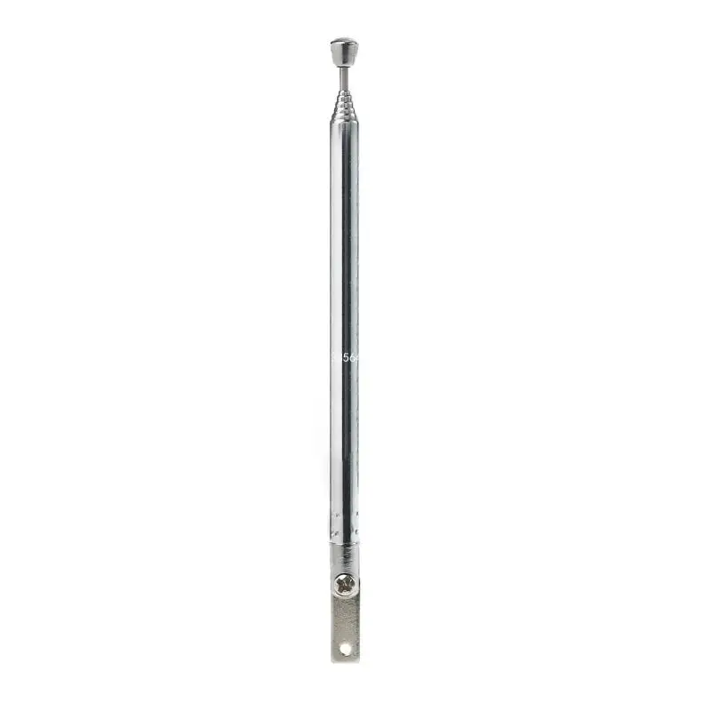 Telescopic Aerial Antenna 5/7 Sections Extendable Antenna Receiver Universal Aerial For Connector Radio Accessories Dropship