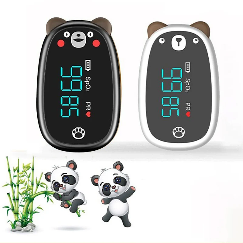 Medical Pulse Oximeter on the Finger Clip Heart Rate Monitor Pediatric Blood Oxygen Saturometer Oximetry for Baby Children SpO2