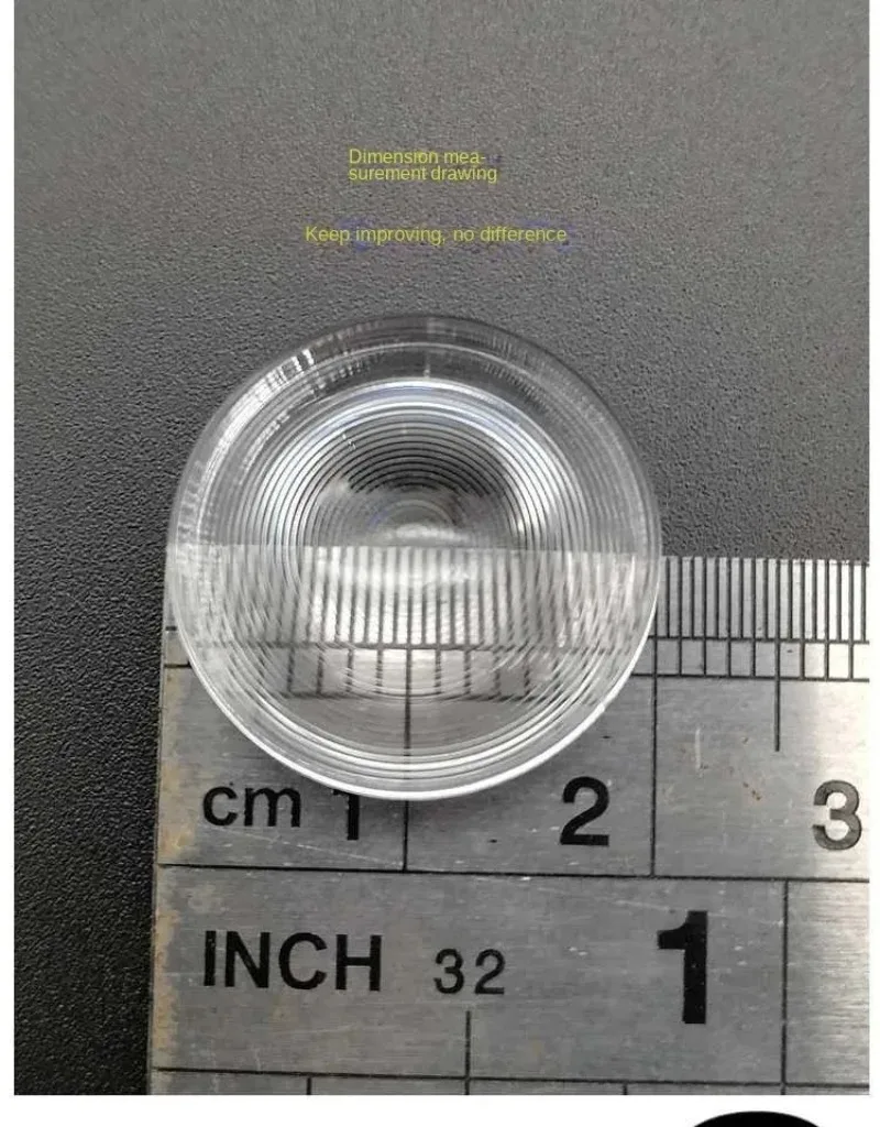 20mm Diameter Mini Fresnel Condenser Lens for Flashlights Parallel Beam Focusing and Small Optical Spotlight Applications