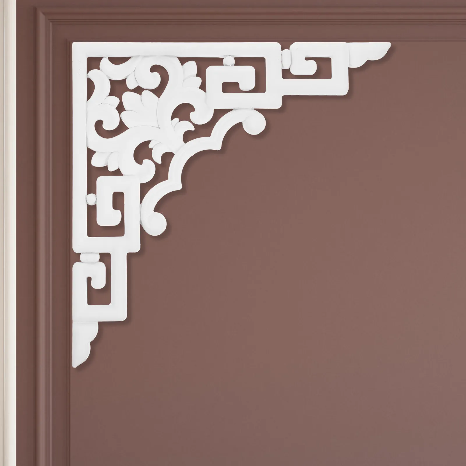 Faux Plaster Crown Molding Trim for Living Room Bedroom Bathroom Easy Install Wall and Ceiling Decorative Border Frame Molding