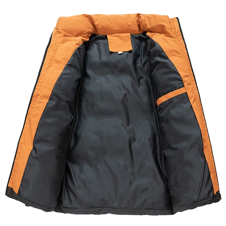Parkas Verdicken Warme Gepolsterte Jacken Outwear für Männlich Weiblich Parkas Große Größe 8XL 9XL männer Plus Größe Winter Puffer blase Parkas