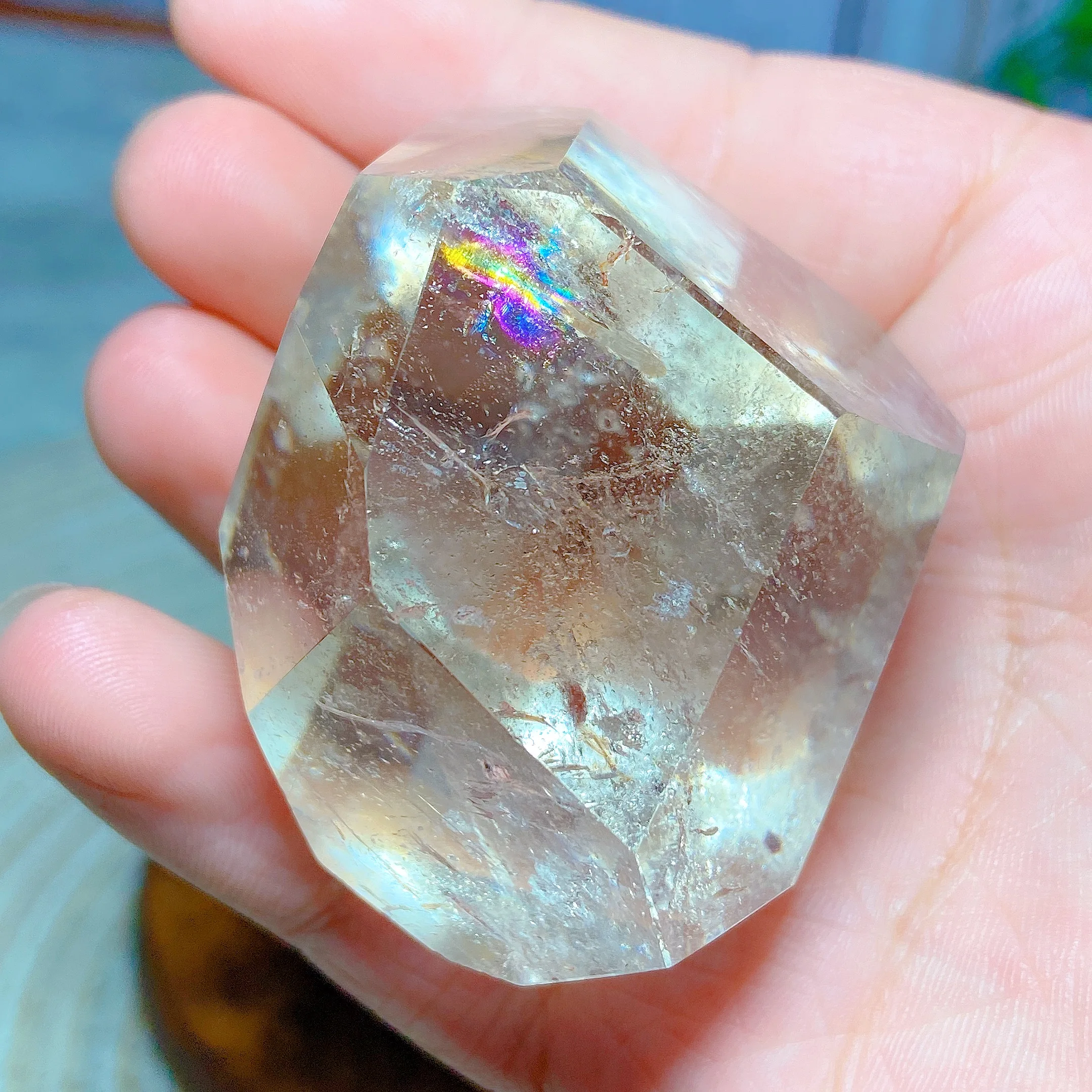 Healing Natural Crystals Clear Quartz Rainbow Free Form High Quality Reiki Home Decorations Mineral Energy Gift Ore Crafts