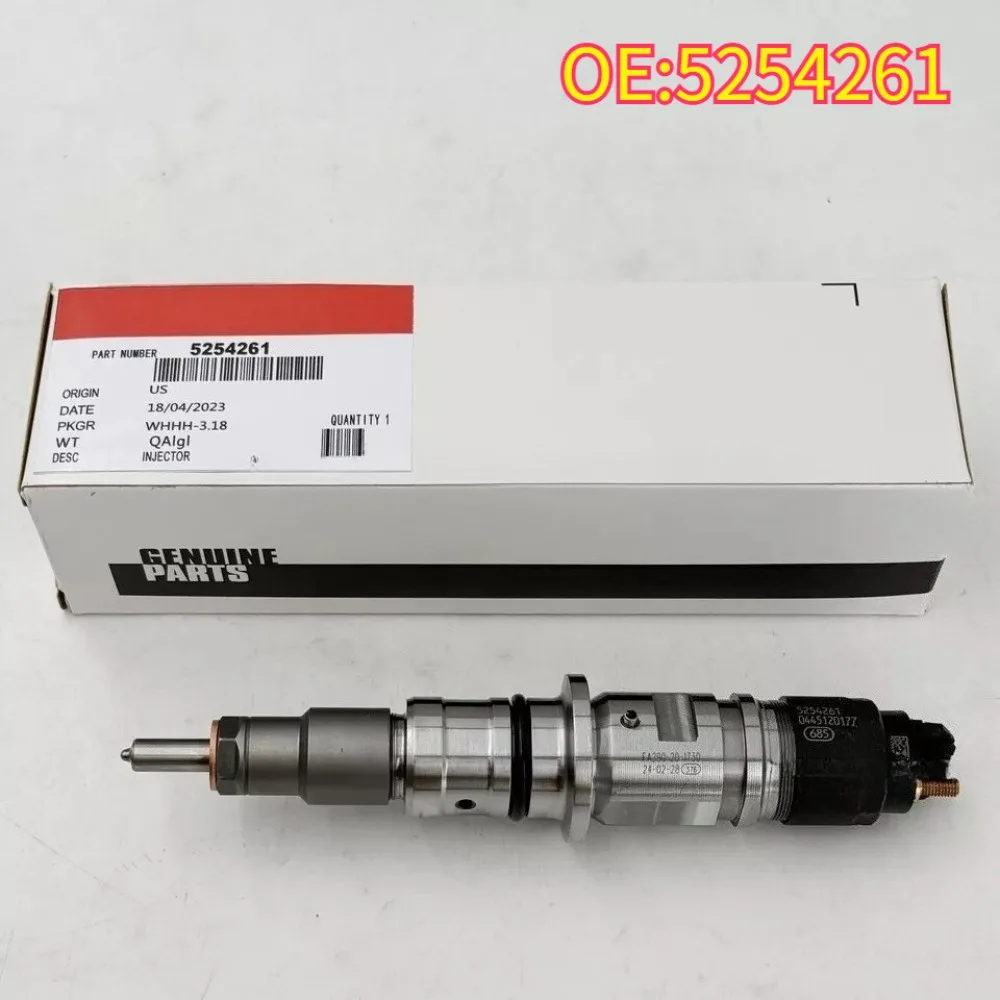 

For 5254261 injection common rail injector assembly 0445120177 is suitable for Cummins QS4.5 QSB6.7 electronic