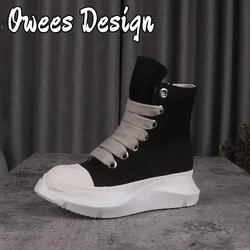 Rock Vintage Canvas Shoes Women Fashion Trainers Women High Top Sneaker Men Autumn Footwear Breathable Sneakers Platform Shoes