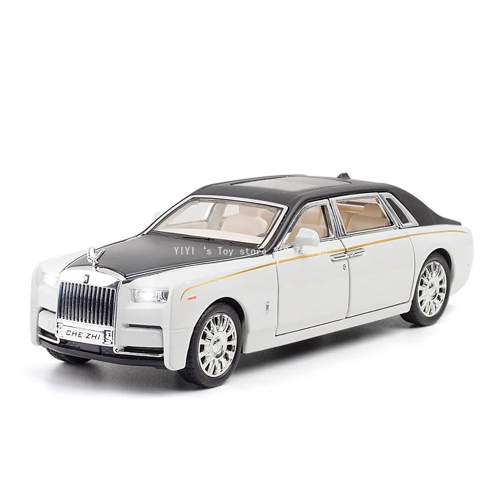 1:32 Rolls Royce Phantom alliage Luxy modèle de voiture en métal moulé sous pression véhicule Simulation son et lumière retirer modèle de voiture enfants ToysBA20