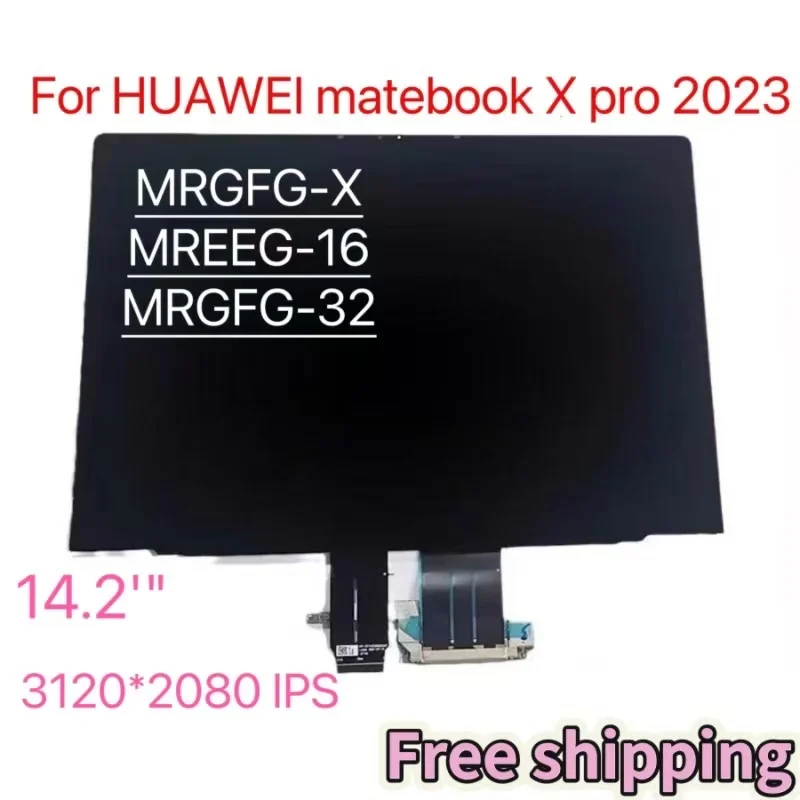 مجموعة شاشة اللمس Huawei Matebook X Pro 2023 14.2\\\" 3K 3120X2080 Ips لاستبدال شاشة Mrgfg-16/Mrgfg-X/Mrgfg-32، Fhd+