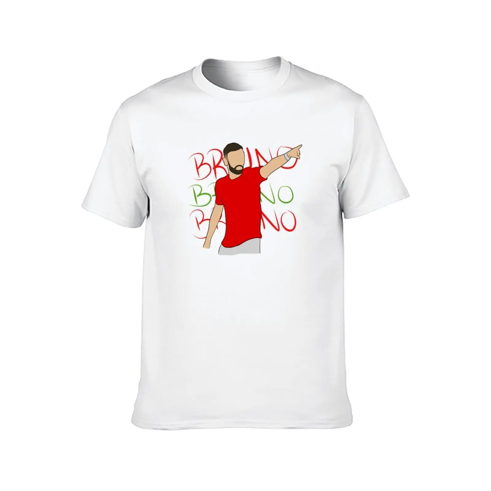 Bruno Bruno Bruno Artwork (Bruno Fernandes) T-Shirt t shirts for man graphic tees mens graphic t shirts T-Shirt