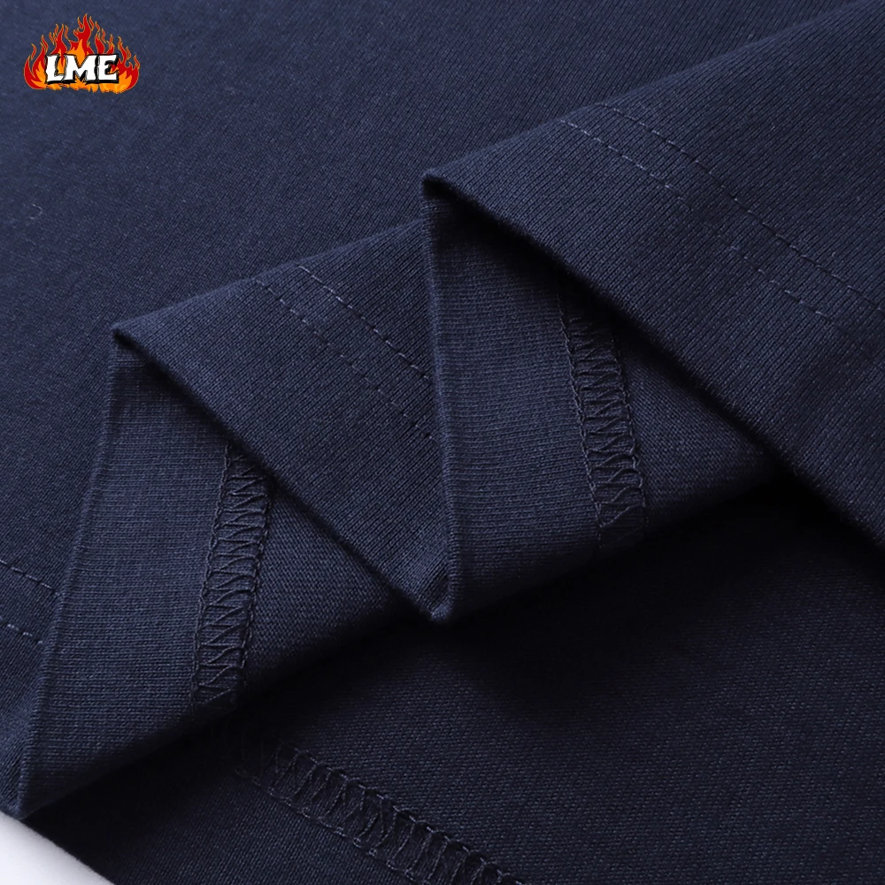 High Quality Heavyweight 275g 100% Cotton Drop Shoulder Beating Splicing Leg Pick Up Special Men's Short Sleeve T-shirt