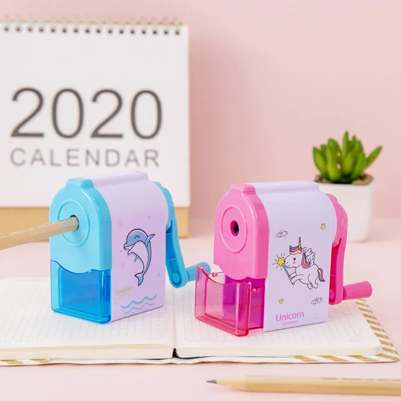 Fashion CreativeAutomatic Pen Sharpener Hand-cranked Pencil Sharpener Pencil Sharpener  Pencil Sharpener Stationery Prize Gift