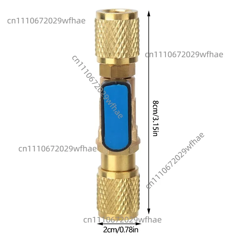 Refrigerant Charging Hose With Ball Valve Switch Dual 1 4 Inch Internal Thread Connector For Air Conditioner And Refrigerator