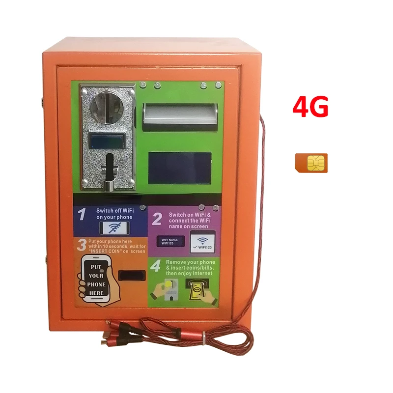 Banknot 4G Modem gniazdo karty Sim automat sprzedający WiFi niska cena