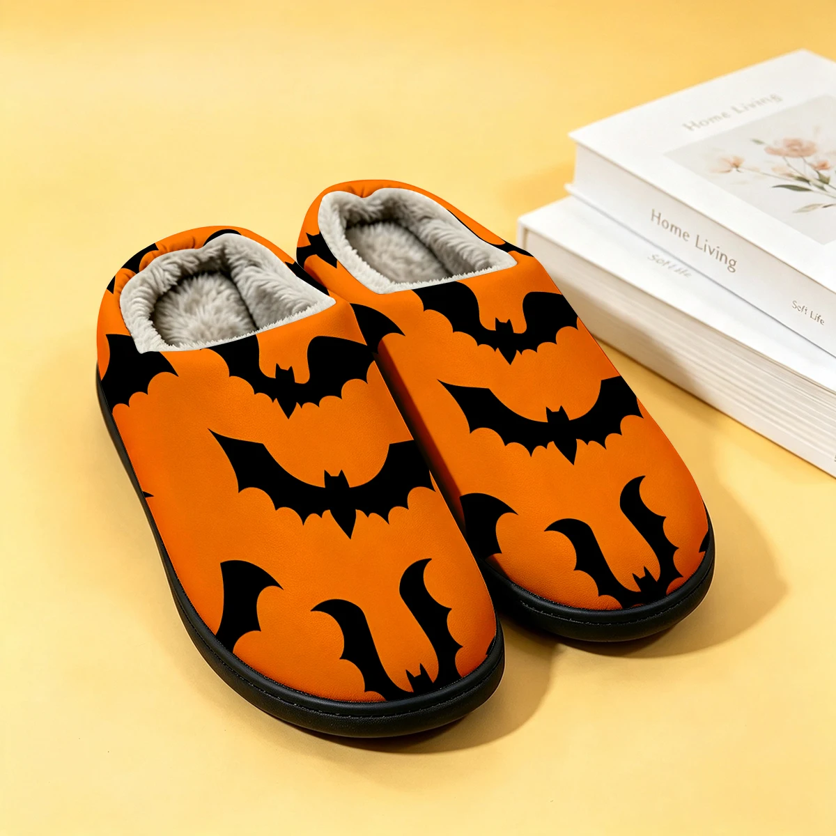 ブラックオレンジバッツ レディース冬用高級コットンスリッパ  - Men Shoes Winter のレビューと価格
