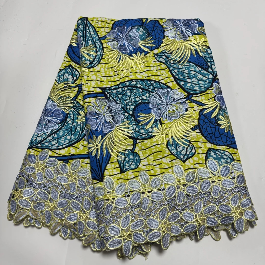 2025 النيجيري لامعة الدانتيل الشمع طباعة الأقمشة الأفريقية عالية الجودة ل خليط نمط جديد النسيج للملابس ديكور المنزل TS11 #4