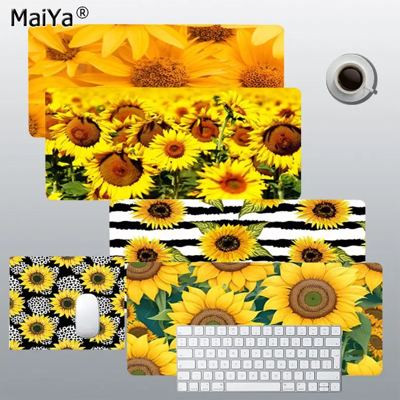 

Sunflower Mousepad Beautiful Durable Rubber Mouse Mat Pad Size for CSGO Game Player Desktop PC Computer Laptop