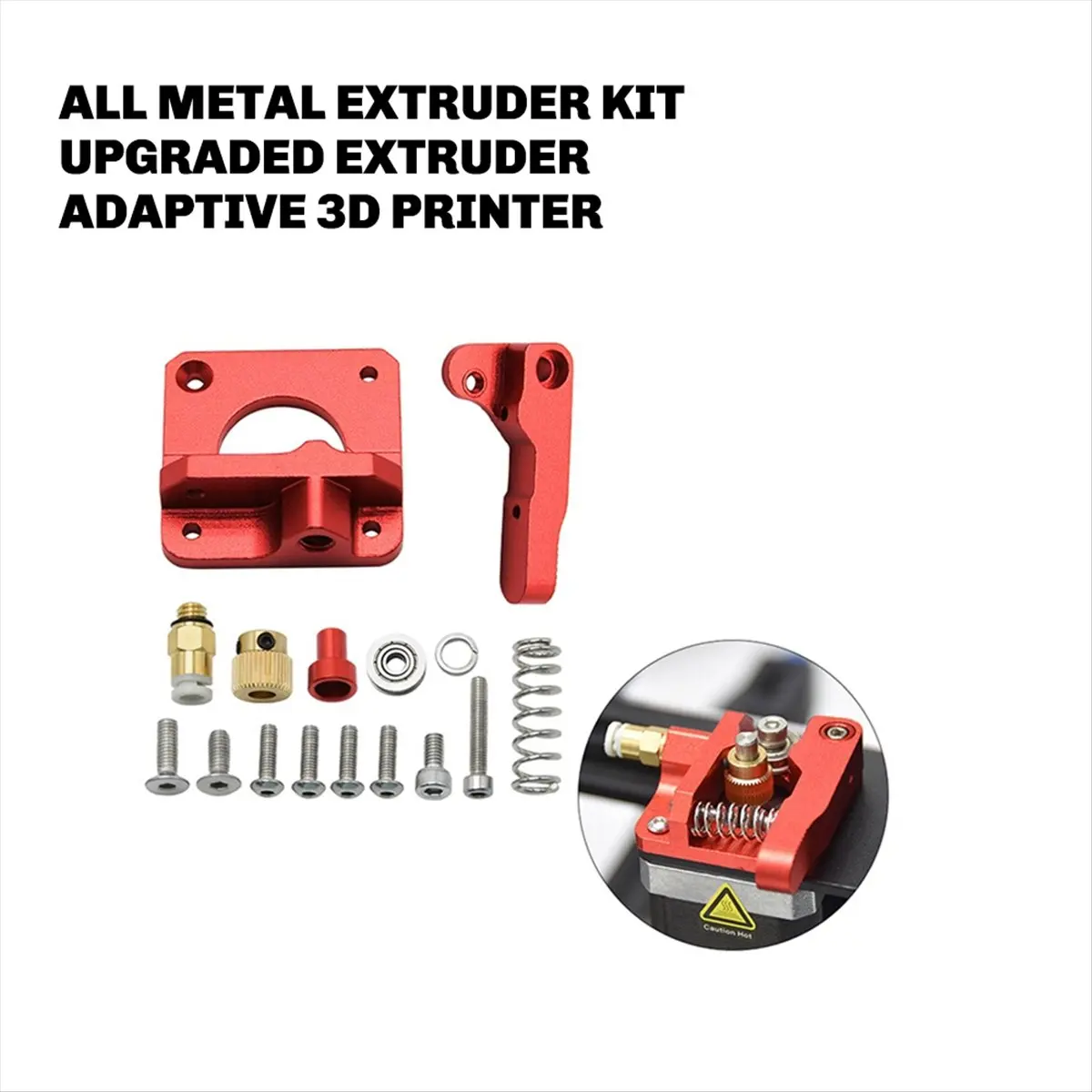 A85P CR10 3D Printer Extruder Kit Remote Direct Extruder, Upgraded MK8 Extruder Drive Feed Kit Right Hand