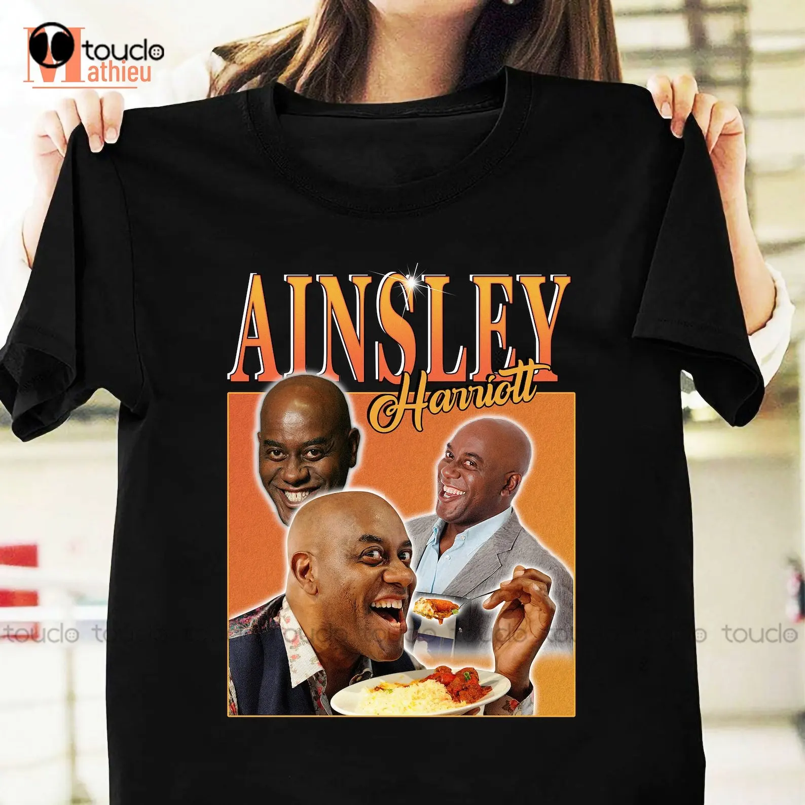 

Ainsley Harriott Vintage T-Shirt Chef Shirt Cooking Game Show Bike Shirts For Men Xs-5Xl Christmas Gift Printed Tee Streetwear