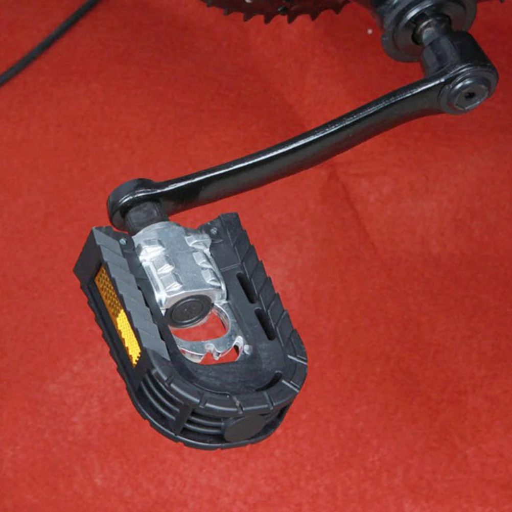 

2pcs Folding Aluminum Alloy Pedal Universal Mountain Bike Flat Platform Non-Slip Waterproof Cycling Commute Long Ride
