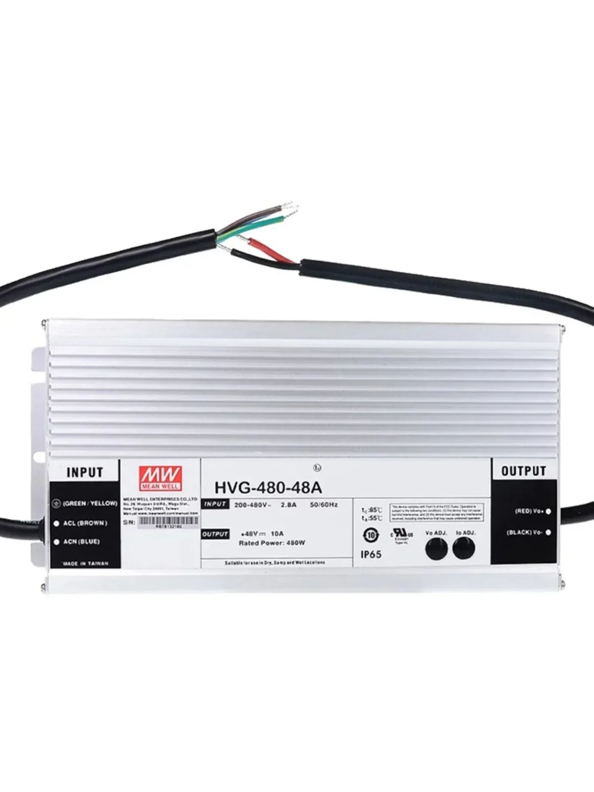 Mingwei Power Supply HVG-480-24A/30A/36A/42A/48A/54A 480W Constant Current Constant Voltage LED Driver