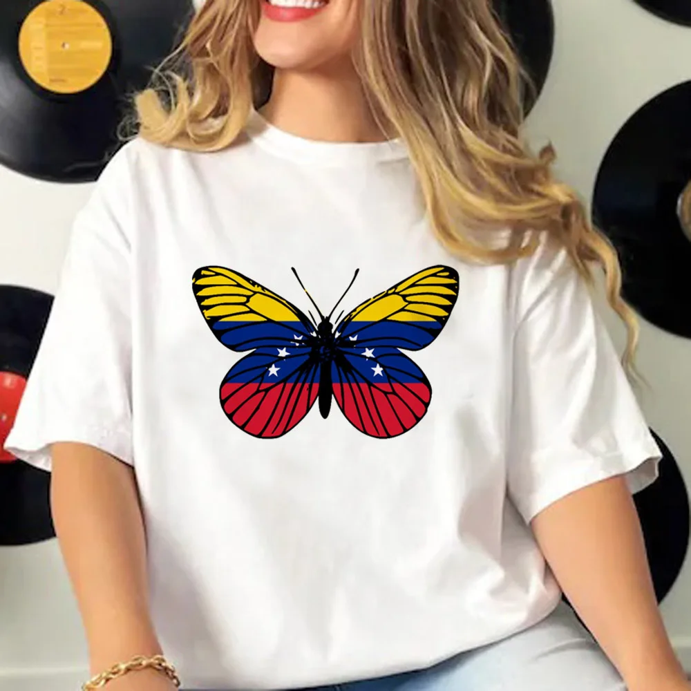 Venezuela tshirt women comic harajuku anime t shirt female graphic comic funny clothing