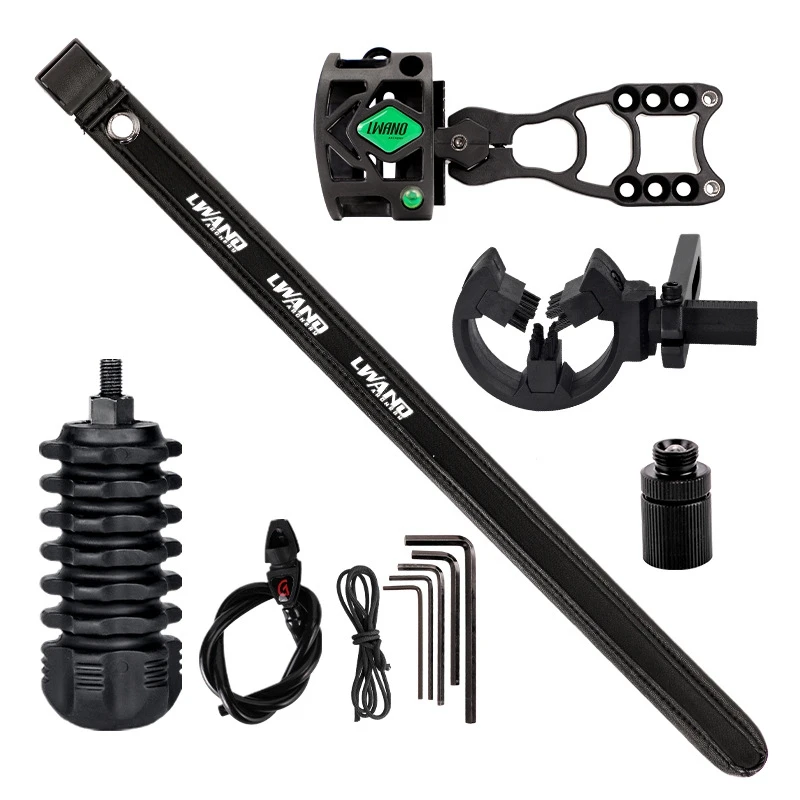 CP800 juego de accesorios para lazos de polea compuesta, juego completo de accesorios, fácil de usar, accesorios para lazos y flechas