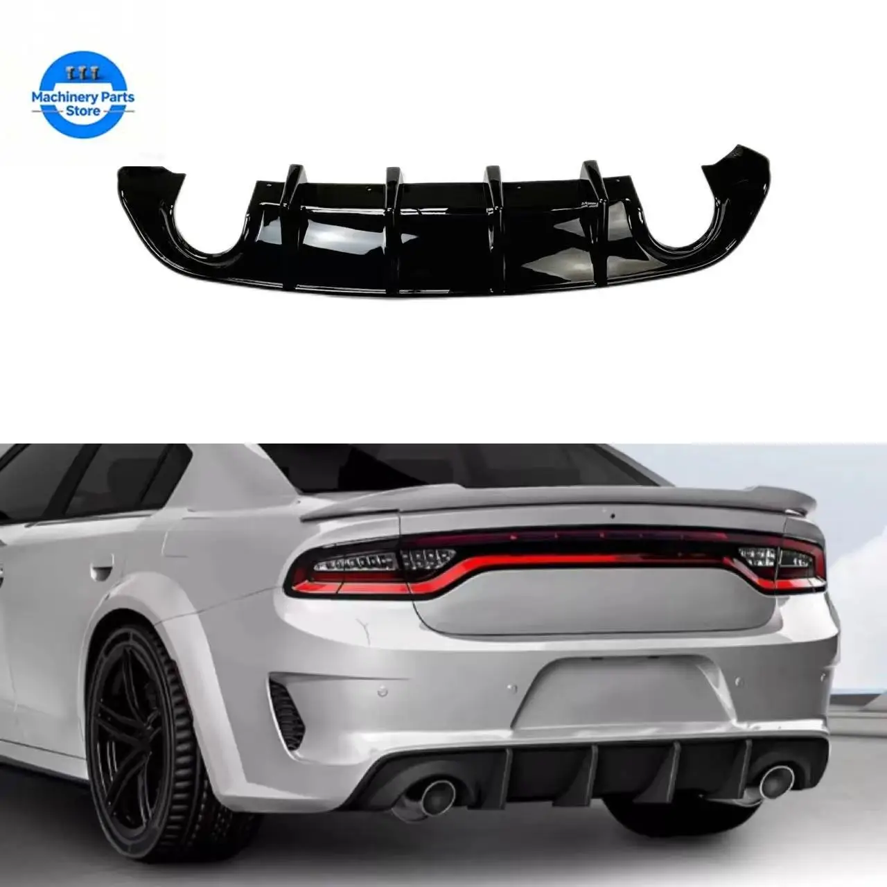 

Suitable for Dodge Charger Dodge Warhorse SRT Narrow Body, Rear Lip, Refitted Anti-Collision Rear Spoiler Rear