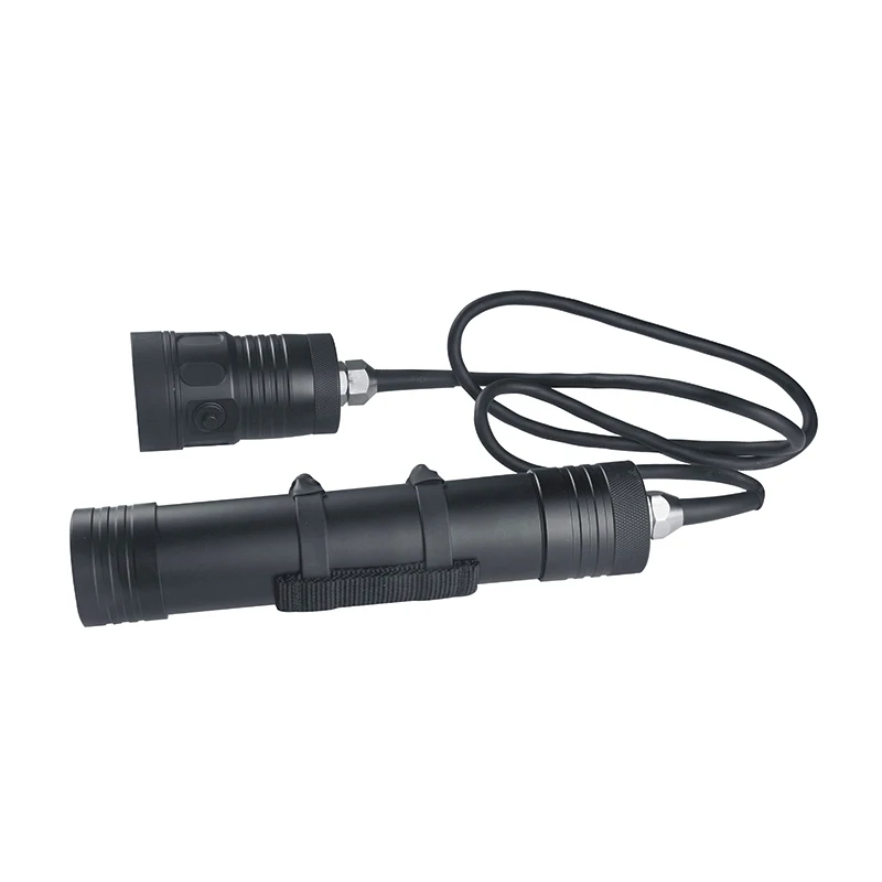 Linterna Led COB IP68, linterna LED para buceo, linterna de bote recargable subacuática, batería recargable de emergencia DC 12V
