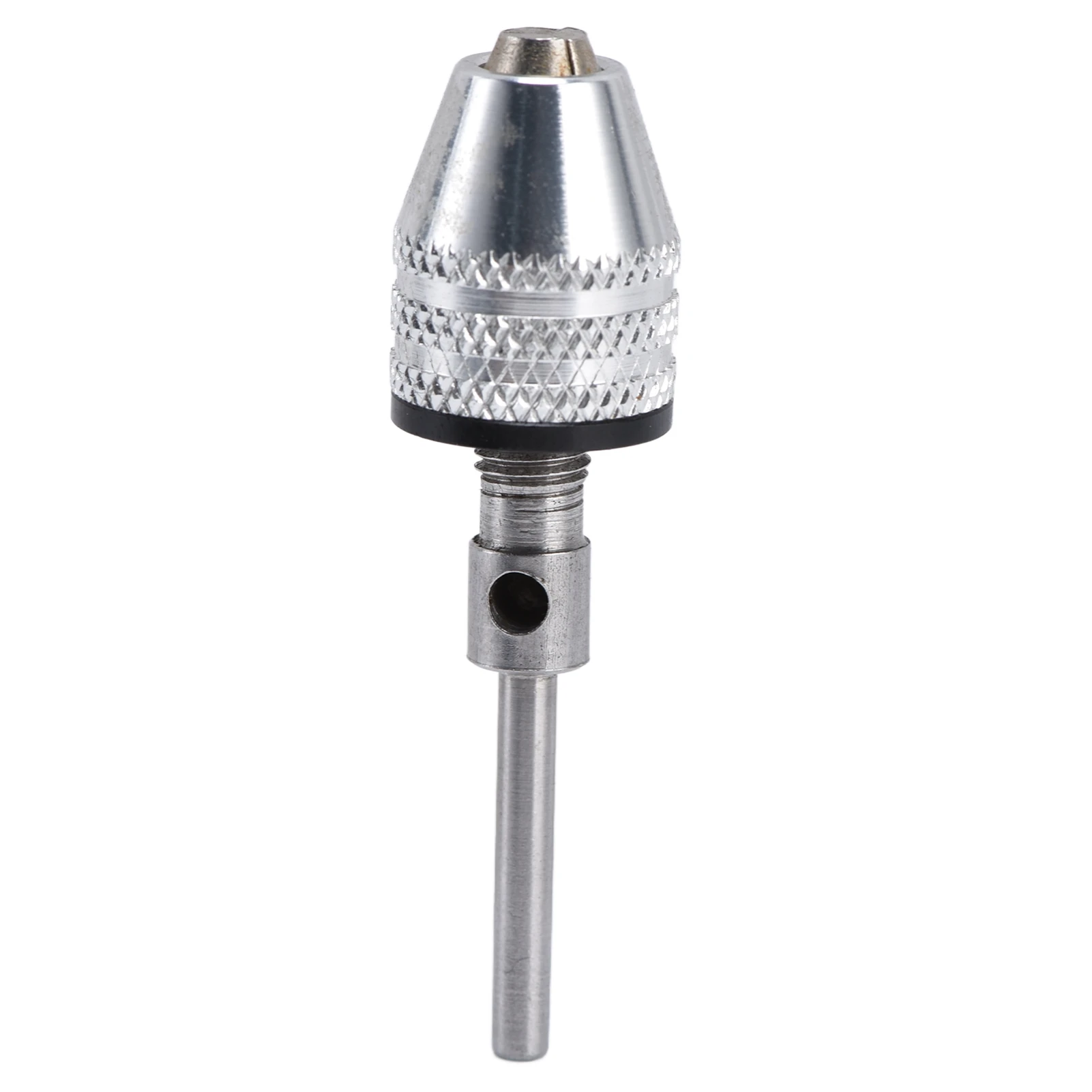 Keyless Drill Chuck Converter Keyless Drill Chuck  Driver Adapter Converter 3 Jaws 1/8in Round Shank 0.3‑3.4mm Silver